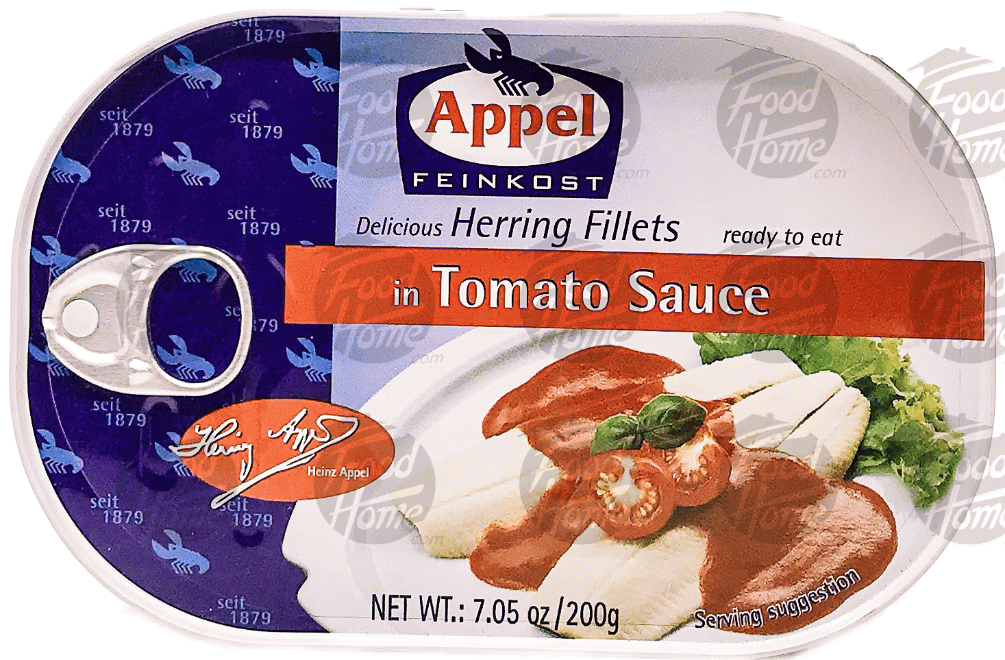 Appel Feinkost delicious herring fillets in tomato sauce ready to eat Full-Size Picture